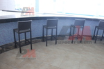 Удобни бар столове от ратан за заведения
